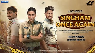 Singham 3  Once Again  Theatrical Trailer  Ajay Devgn  Deepika Padukone Kareena Kapoor Fan Made [upl. by Nowed]