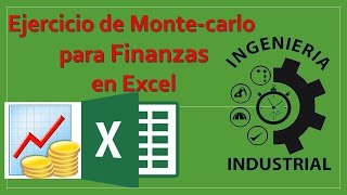 Ejercicio de Montecarlo para Finanzas en EXCELSimulación Parte2 [upl. by Ahsimac]