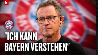 Rangnick zum FC Bayern Poulsen quotIch kann Bayern schon verstehenquot [upl. by Ahsilam]