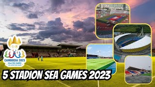 BERKELAS‼️PAKAI STADION BARU5 STADION SEA GAMES 2023MORODOC TECHO STADIUM [upl. by Raine717]