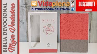 Biblia Devocional MUJER VERDADERA  Ideal para anotaciones al marjgn [upl. by Tirzah207]