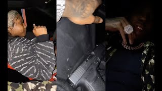 YFN Lucci Protecting Reginae Carter At All Cost Rides In Lambo With Pistol In Lap [upl. by Fulbright]