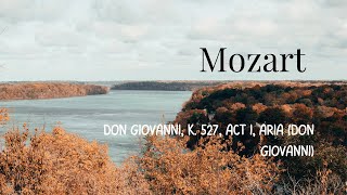 Mozart  Don Giovanni K 527 Act I Aria Don Giovanni [upl. by Louis]