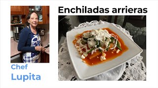 Receta de las deliciosas enchiladas arrieras Versión pollo y vegetariana [upl. by Donal176]