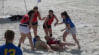 Battleship Womens Rugby vs Aviatrix 1  Vampire Beach Rugby 51124 [upl. by Nrojb]