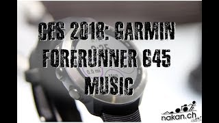 CES 2018 Garmin Forerunner 645 Music [upl. by Yremrej]