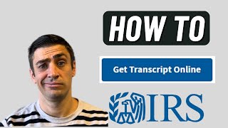 How to Get IRS Transcripts Online [upl. by Yliah]