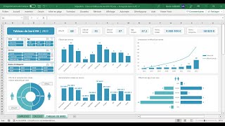 Créer un tableau de bord RH 2  Tuto Excel [upl. by Heman]