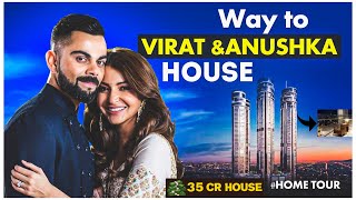 way to virat kohli housevirat kohli house tourvirat kohli house mumbaiway to anushka sharma house [upl. by Madlin]