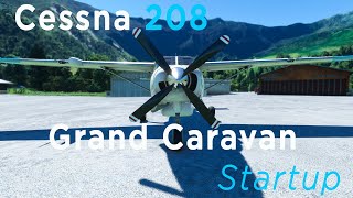 MSFS Cessna 208 Grand Caravan Fast Startup Tutorial｜Flight Simulator amp more [upl. by Nnylacissej187]