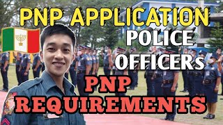 ANO ANG MGA PNP REQUIREMENTS SA PAG APPLY NG POLICEPNPAPPLICATION TO PNPPNP RECRUITMENTS [upl. by Eseilenna]