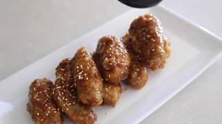 Sous Vide Korean Fried Chicken Wings  girlunderpressure [upl. by Rochette133]