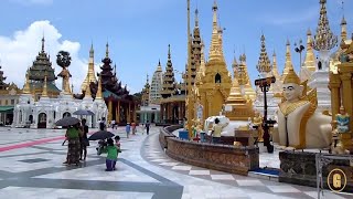 SHWEDAGON PAGODA in YANGON  Top Attractions Yangon [upl. by Mathre385]