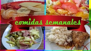 COMIDAS DE LA SEMANA LOS ROLES DE EDY [upl. by Hunley957]