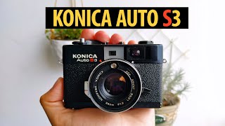 KONICA AUTO S3  Rangefinder sa vrhunskim Konica Hexanon 38mm 18 objektivom i opasno niskom cijenom [upl. by Sonny]