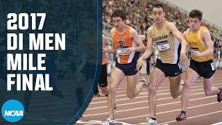 Mens Mile  2017 NCAA indoor track and field championship [upl. by Enirroc]