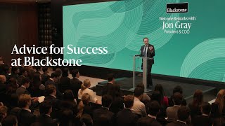 Blackstone President’s Advice for Success [upl. by Yim473]