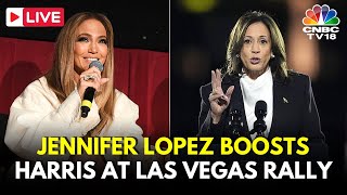 Jennifer Lopez LIVE Maná amp Lopez Rally with Kamala Harris in Las Vegas To Secure Latino Votes N18G [upl. by Norby796]