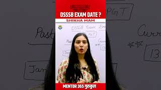 DSSSB TGT PGT Official Exam Date 2024  Dsssb Exams Preparation  Dsssb Vacancy 2024 [upl. by Loella]