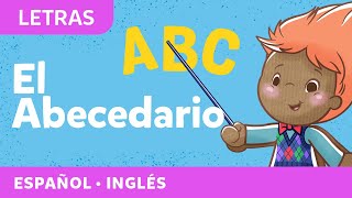 La Canción del Abecedario  The ABC Song  Inglés y Español  Canticos [upl. by Nialb]