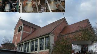 Kitzingen Friedenskirche Siedlung Turmaufnahme  Vollgeläute [upl. by Eirruc]