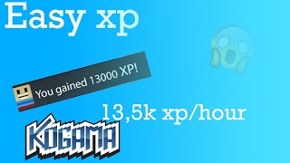 read description EASY FARM XP IN KOGAMA WITHOUT HACKS [upl. by Gnaw425]