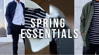 Minimalist Lifestyle  Mens Spring Essentials 2018 [upl. by Khalid]