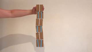 Falling Blocks Illusion Jacobs Ladder  FLEET Centre Home Science [upl. by Jareen]