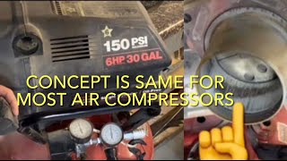 HOME AIR COMPRESSORS OIL FREE HOW THEY WORK DIAGNOSING amp REBUILDING ONE THATS NOT WORKING PROPERLY [upl. by Careaga]