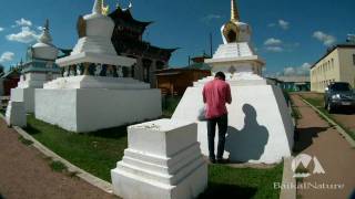 Buddhist temple Ivolginsky Datsan in Buryatia [upl. by Leanor]