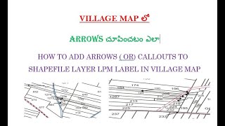 HOW TO ADD ARROWS OR CALLOUT TO LPM LABEL IN VILLAGE MAP IN qgis SOFTWARE [upl. by Aneleve367]