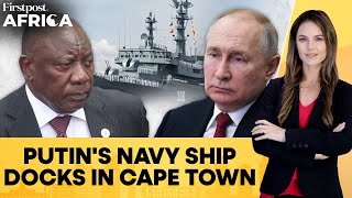 South Africa Outrage as Russias Naval Ship Docks at Cape Town  Firstpost Africa [upl. by Irim]