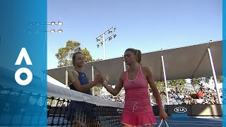 Camila Giorgi v Anna Kalinskaya match highlights 1R  Australian Open 2018 [upl. by Cloots]