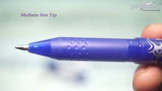 Pilot Model 14159 Frixion Blue ink cap type 07mm Tip erasable rollerball pen [upl. by Feil]