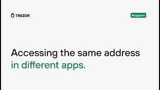 Accessing the same address using Trezor Suite MyEtherWallet and MetaMask [upl. by Ssenav]