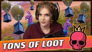 TONS and TONS of Loot  LOEYA playing FORTNITE BATTLE ROYALE [upl. by Weisbrodt]