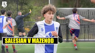 Yr10s ACC Soccer Salesian College Chadstone vs Mazenod College I Full Highlights [upl. by Torrence]