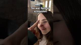 SIE war beim FRISEUR…💀😅 shortvideo comedy funny liebe freund lustig beziehung shortfeed [upl. by Anevad]