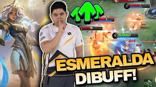 ESMERALDA DIBUFF JADI SAKIT BANGET  JADI TIER quotSSSquot  R7 ESMERALDA  MOBILE LEGENDS [upl. by Enrobialc778]