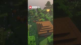 Forest base in minecraft minecraft minecraftshorts [upl. by Feltie114]