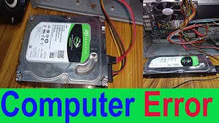 Computer Error problem HDD and CMOS setup utility [upl. by Jaala]