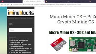 CPU Mining Crypto with a Raspberry Pi Micro Miner [upl. by Iran980]