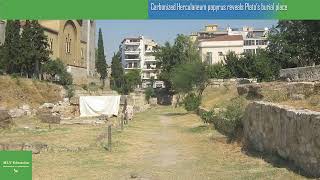 Carbonized Herculaneum papyrus reveals Plato’s burial place [upl. by Eentihw]