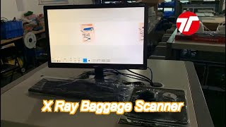 220v baggage x ray luggage machine scanner image disposal system fcc [upl. by Ataynik424]