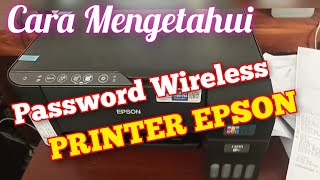 Mengetahui Password Wifi Printer Epson L3250 EPSON Wireless Printer [upl. by Cirek]