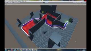 Unity3d A Pathfinding algorithm visualization [upl. by Laddy]