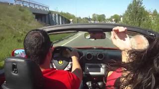 Ferrari Califórnia Long Tour Test Drive em maranello [upl. by Notsle]