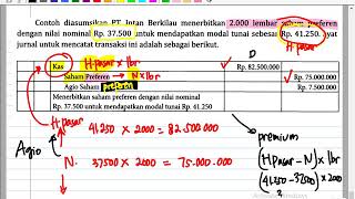 jurnal penerbitan saham [upl. by Mylor191]