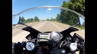 Honda CBR 600 F GoPro Wheelie [upl. by Aiuoqes]