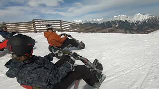 Serre Chevalier Snow Karting [upl. by Milon]